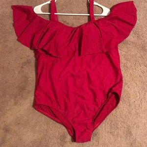 Raisins Off the shoulder Swimsuit 22W NEW